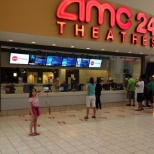 Front entrance of AMC theatre