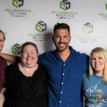 Some of the HR team got to meet Andy Grammer at an offsite