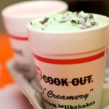 one of cook-outs fancy shakes