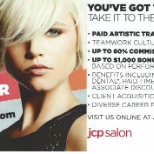 JCPenney Salon Designer - Orlando, Tampa Markets (30 Locations) Apply: jobs.jcp.com