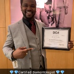 The day I received my diamontologist certification