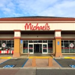 front of relatively new Michael’s in Sunnyvale California