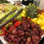 Fruit display at Bryant Denny Stadium