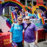 Wells Fargo Team Members celebrating PRIDE