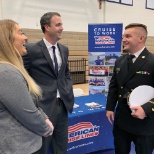 American Cruise Lines visits the career fair held at SUNY Maritime in 2019