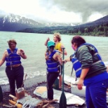 Cardboard boat races