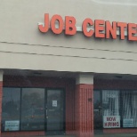 Outside the Job Center Warren office.