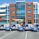 The fleet in front of the 1505 building