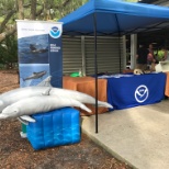 Informational booth setup at Kiawah Island Resort