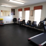 The exercise room