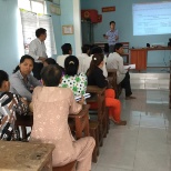 training for farmers on Climate Smart technologies for rice production