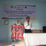 speaking at farmer association in Bac lieu, Mekong Delta, Vietnam