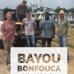 Field work in Bayou Bonfouca, LA