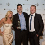 Endurance Employees Accepting the Gold Stevie Award