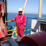 While working on off shore rig Al Wajba (Gulf 3)