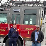 Firefighters on the Alyeska Pipeline