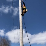 Putting up Fiber in Franklin, NY