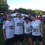 Intercept Team at last year's Corporate 4-Miler.  Second place in our division!!