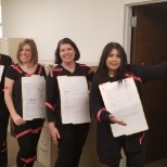 When you work in HR you may as well dress up as the HR paperwork!  HR team costume - Halloween 2019!