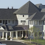 Entrance of Main Inn at Birch Bay Village