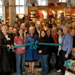 Ribbon cutting for our new store and headquarters, May 2011