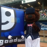 Puffy G with the New Hampshire Fisher Cats