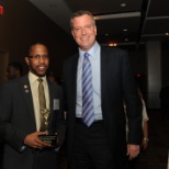 Mr. Bill de Blasio and I at the 2012 Home Brooklyn Spectator Rising Stars Awards Ceremony