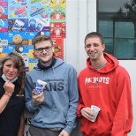 Our employees enjoying an ice cream at our Rowley, MA site this past spring.