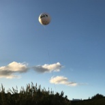 Finally a non-windy day in Bermuda so we could fly our balloon!