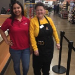 Teresa loves her job at Giant! Kristen, her Mentor, assisted in her interview and training process.