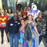 Halloween party. College Park Corporate team