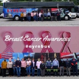 Breast Cancer awareness month at Eyre Bus