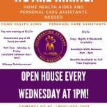 Open House EVERY Wednesday @ 1:00 pm