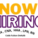 Now Hiring Clinicians - PCA, HHA, CNA,  LPN,  & RN's 
Cobb Fulton & Dekalb Counties