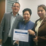 Platinum Branch Monthly Meeting PLUK 2015.  I received an award as top 3 Agent of the Month.