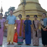 My teachers and I at the Village Pagoda