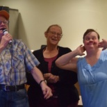 Our staff host dinners and fun events like karaoke for program participants and their families!