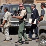 Personal Security Formation around a Diplomate about to move to a building