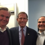 Jordie Kern owner of the 7 Eagle Group meet with US Senator Richard Blumenthal