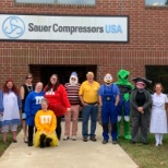 Sauer USA employees enjoy events throughout the year including a crab feast and holiday parties. 