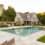 Landscape design complete with pool and deck