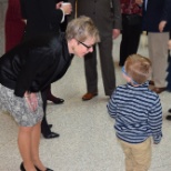 Chief Justice Carey at the Adoption day