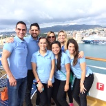 Equipo de Eventos, 2do día de viaje por el Mediterraneo