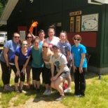 Staff Clean up Day at Camp Chickami