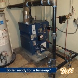 A recent steam boiler installation.