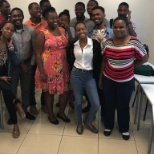 We took this picture after 4 weeks of formation the title was “how to become a good customer care”