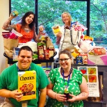 We collected 314 food items & 64 pounds of rice for our Rainier Valley Food Bank Food Drive!