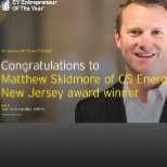 Matt Skidmore, CEO, named Entrepreneur of the year EY