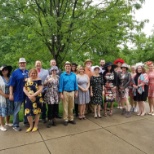 All dressed up for Oaks Day!