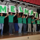 Classroom 4 staff's routine in the Melmark Staff Talent Show